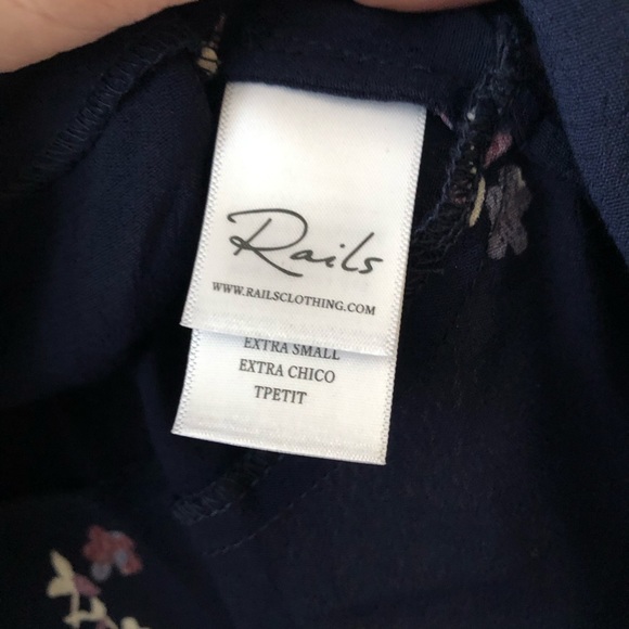 Rails Simone Floral Ruffle Wrap Blouse - Picture 8 of 9